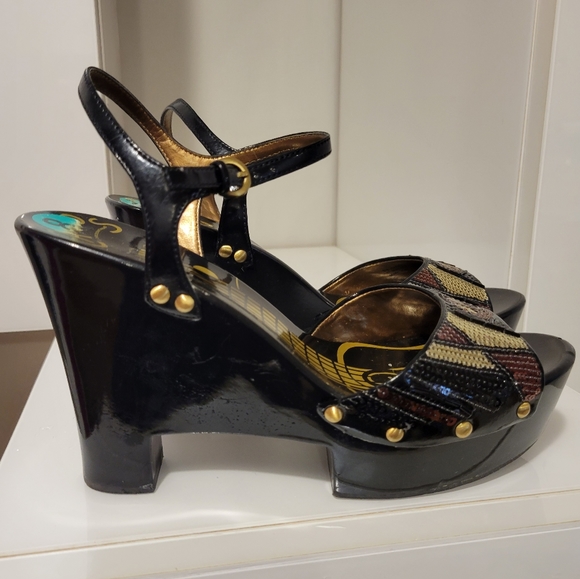 CARLOS SIZE 8 HEELS - Picture 4 of 8